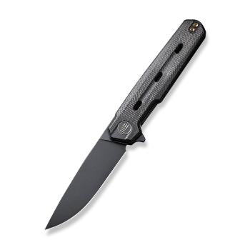 WE Knife Navo - Black Micarta & Titanium Handle