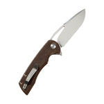 T1001A1 Kansept Kryo | brown micarta | stonewash blade |