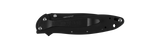 1660CKTST KERSHAW LEEK BLACK/BLACK SERRATED BLADE