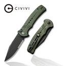 C20038E-4 CIVIVI Cogent | Green Micarta | Serrated