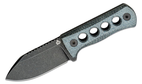QSP Knives Canary Neck Knife | Denim Blue Micarta