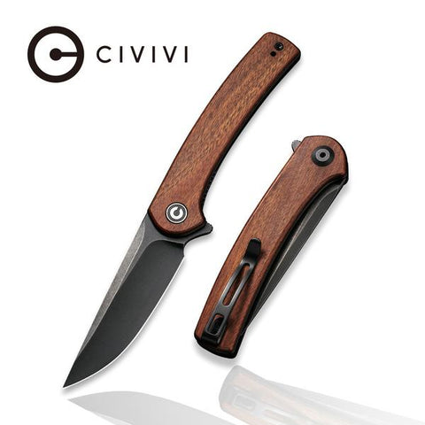 C19026B-5 Civivi Mini Asticus  | Cuibourtia Wood Handle