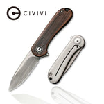 C18062Q-2 Civivi Mini Elementum | Black Hand Rubbed Copper |