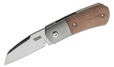 Pena Knives Micro Apache | Natural Micarta