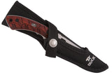 Buck Knives 538 Open Season Small Game Knife Red Wood Handles