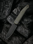 WE20043-4 WE Knives Smooth Sentinel | Ti with Green Micarta