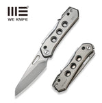WE KNIFE Vision R Manual Thumb Knife Titanium Handle